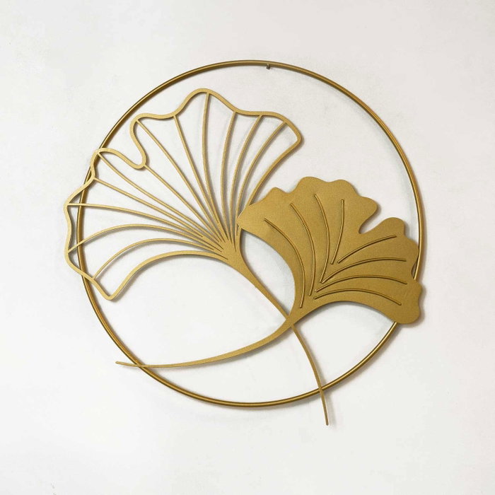 Wallity Ginkgo Leaf Metal Wall Art - APT620 Dorado Wallity Ginkgo Leaf Metal Wall Art - APT620 Dorado